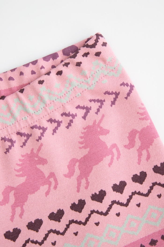 Dziewczynka Coccodrillo Legginsy dziecięce bawełniane z elastanem ZC6122101WGK multicolor
