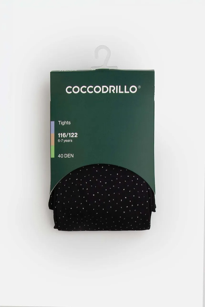 Coccodrillo Rajstopy dziecięce czarny ZC6380316TMC