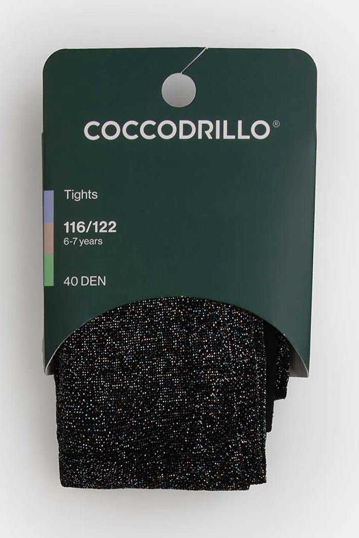 Coccodrillo Rajstopy dziecięce czarny ZC6380315TMC