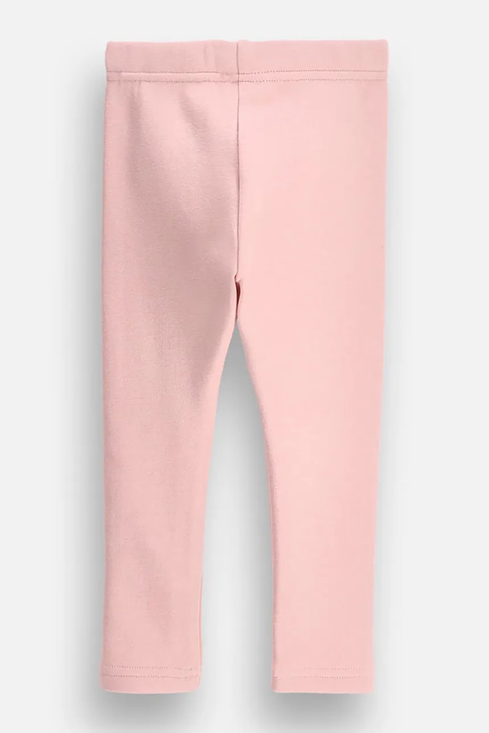 Coccodrillo Legginsy dziecięce z bawełną ZC6122601MGN różowy AW26