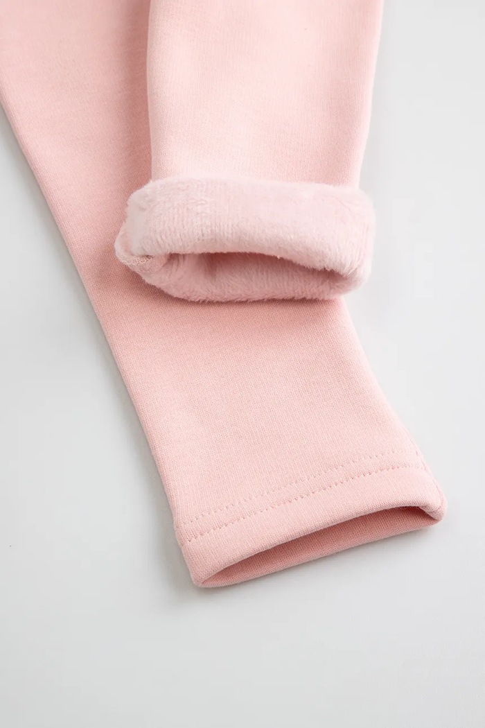 Legginsy dziecięce z bawełną Coccodrillo ZC6122601MGN różowy