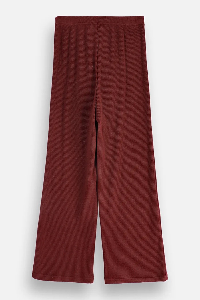 Coccodrillo Legginsy dziecięce z wiskozą ZC6122201FGJ bordowy AW26