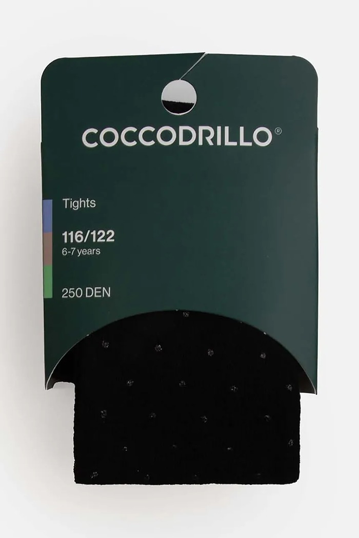 Coccodrillo Rajstopy dziecięce czarny ZC6380206TCC