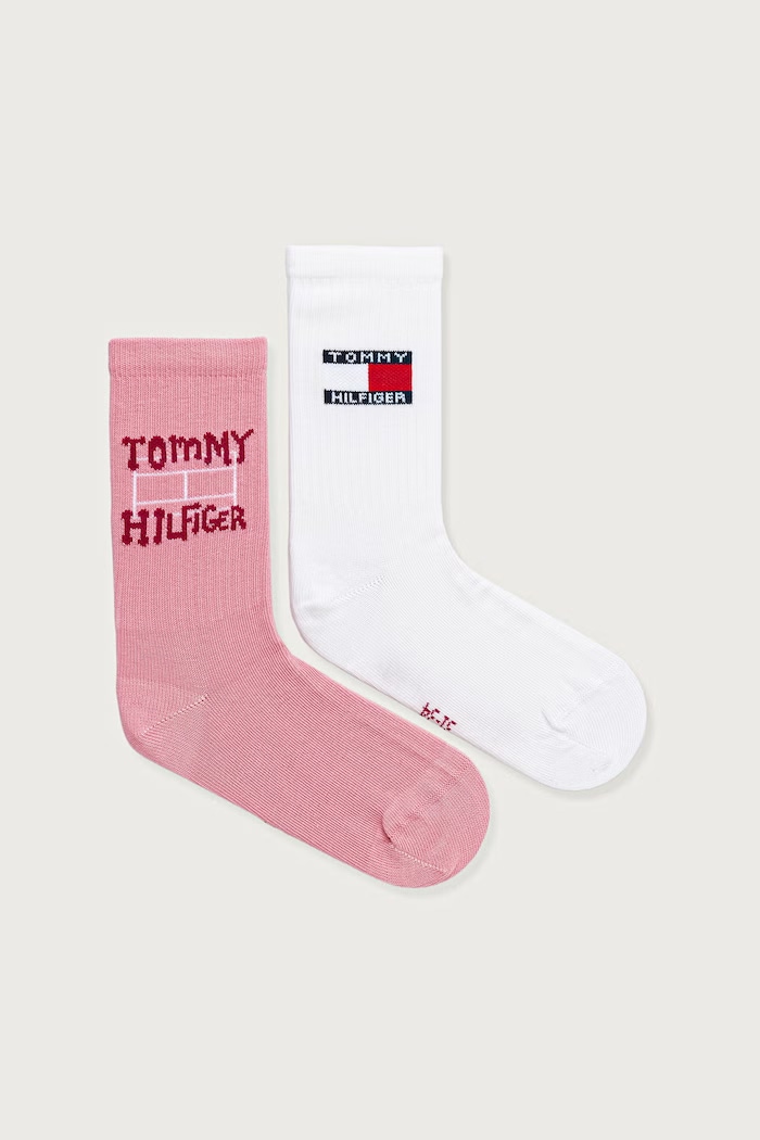 Tommy Hilfiger skarpety dziecięce 2-pack różowy 701241835.G.9BY2
