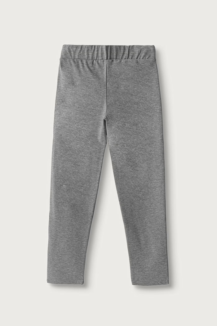 Patrizia Pepe Legginsy dziecięce z wiskozą A641 7P0043 szary AW26