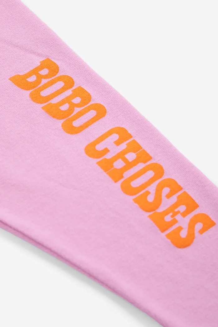 Bobo Choses κολάν παιδικά βαμβακερά με ελαστάν 226AB063 ροζ AW26