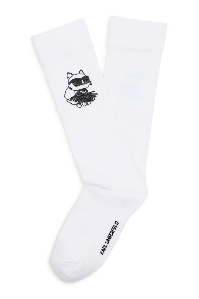 Karl Lagerfeld чорапи за деца бял Z31450