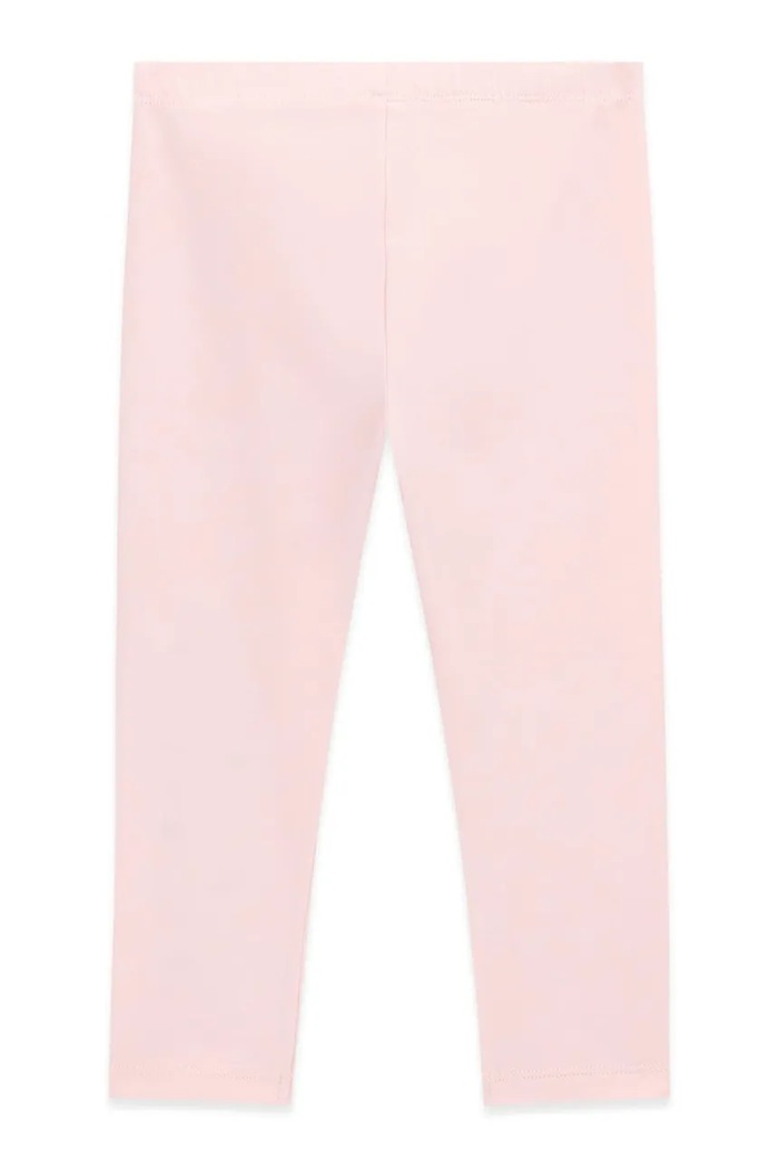 Guess Legginsy dziecięce bawełniane z elastanem K6BB02.K5884.9BY2 różowy AW26