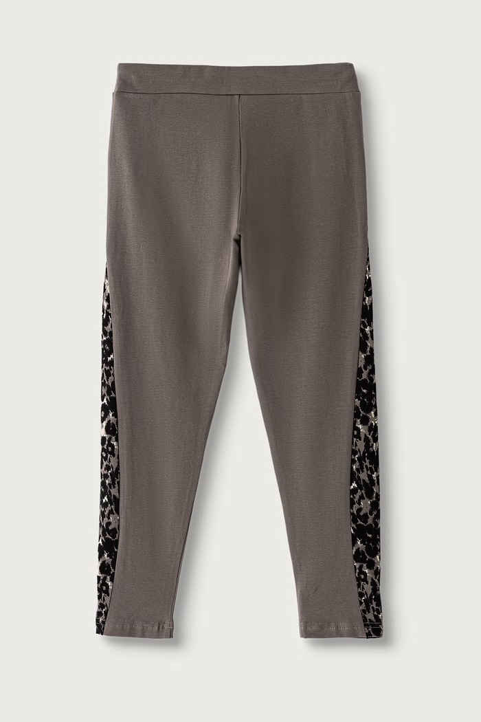 Puma legginsy dziecięce bawełniane z elastanem ANIMAL 7/8 Leggings G 694848 brązowy AW26