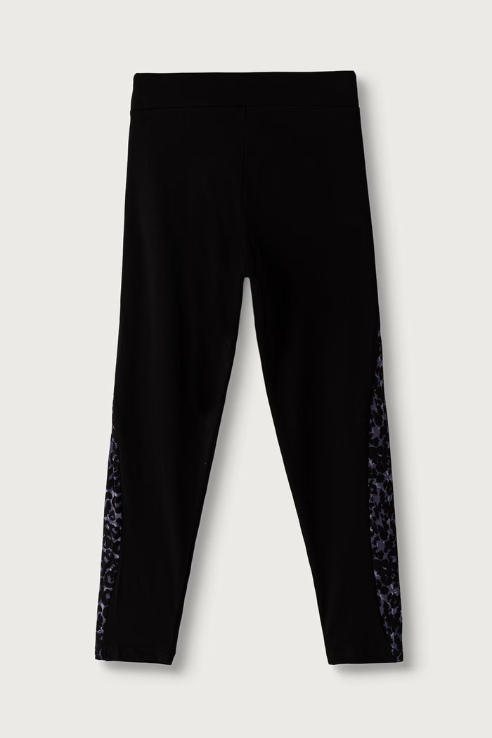 Puma legginsy dziecięce bawełniane z elastanem ANIMAL 7/8 Leggings G 694848 czarny AW26