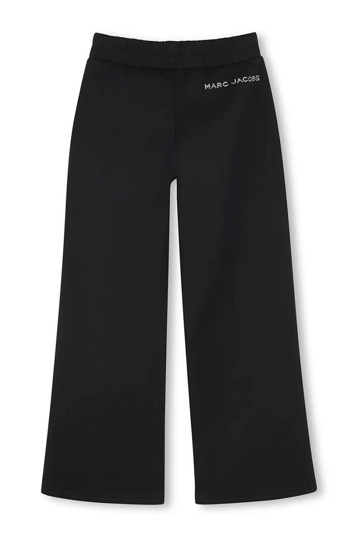 MARC JACOBS Teplákové nohavice detské s bavlnou W60987.114.150 čierna AW26