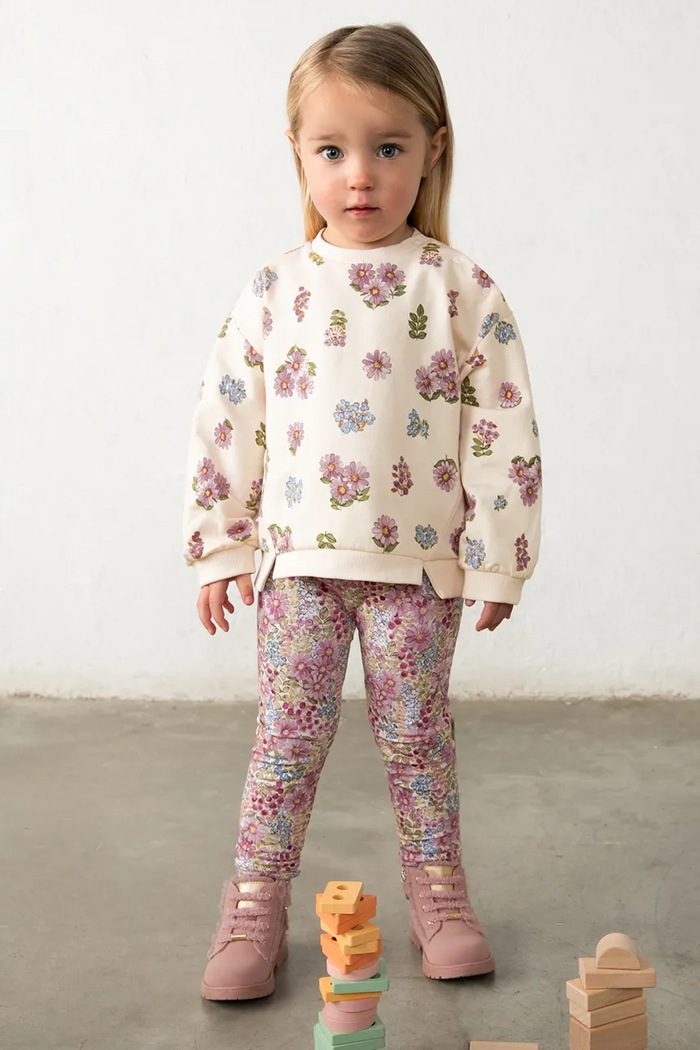 Mayoral клин за деца от памук с еластан виолетов 2778.4D.Baby.9BY2