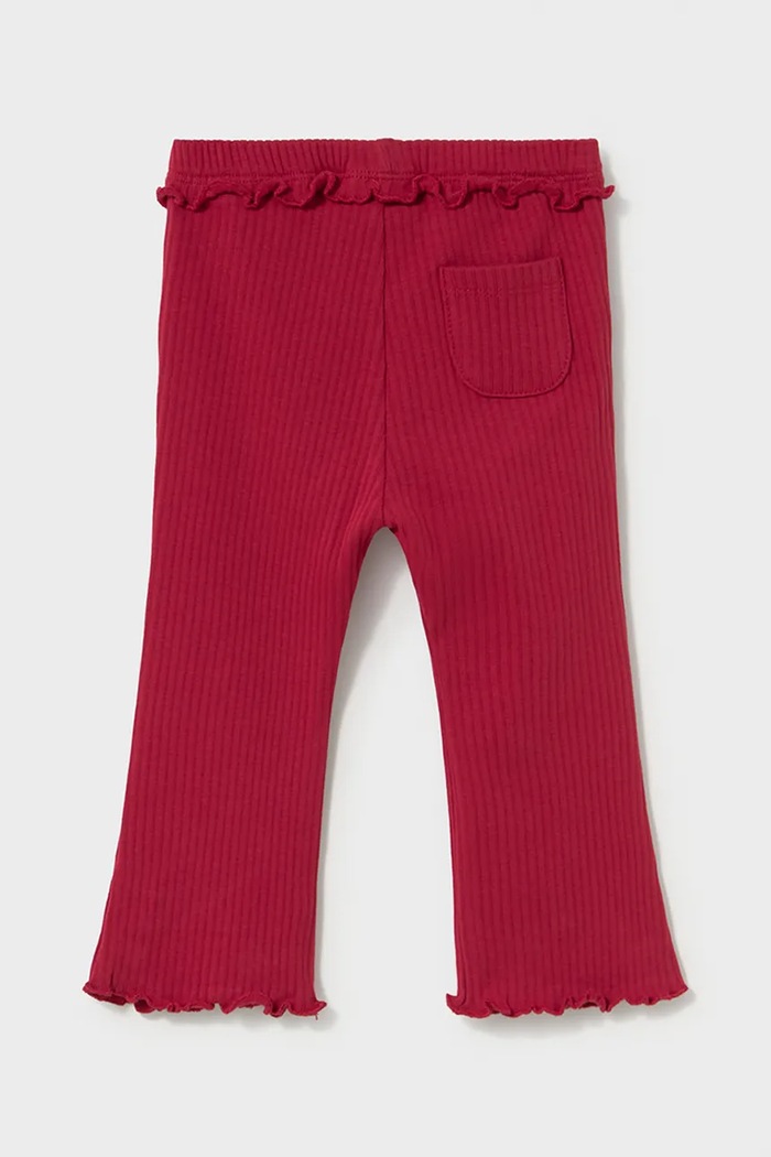Mayoral colanți pentru copii din bumbac cu elastan 2709.4A.Baby.9BY2 rosu AW26