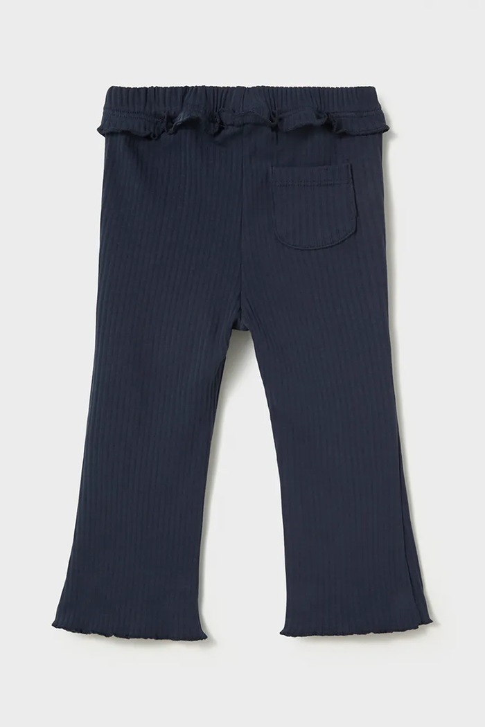 Mayoral legginsy dziecięce bawełniane z elastanem 2709.4A.Baby.9BY2 granatowy AW26