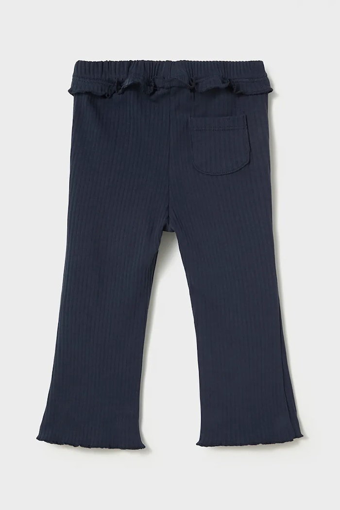 Mayoral legginsy dziecięce bawełniane z elastanem 2709.4A.Baby.9BY2 granatowy AW26