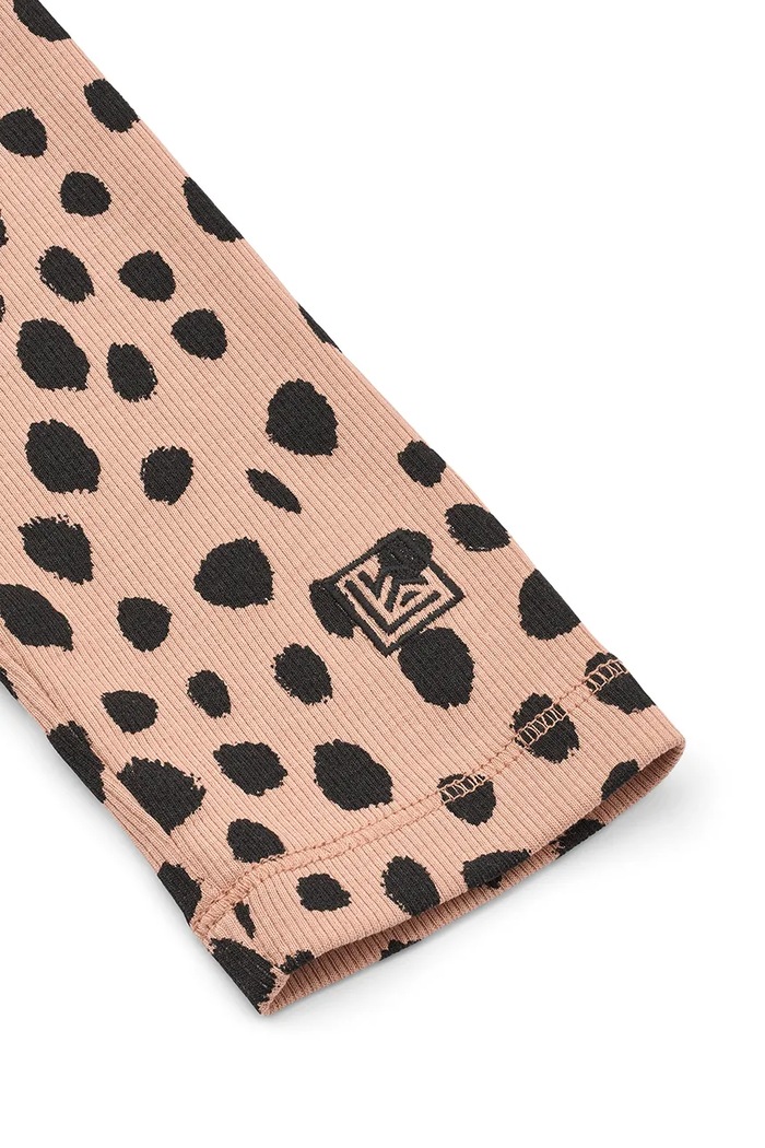 Dziewczynka Liewood Legginsy dziecięce Marien Printed Rib Leggings LW20672.9BY2 różowy