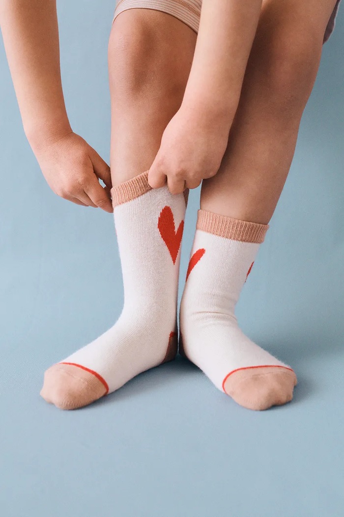 Dziewczynka Liewood Skarpety dziecięce Silas Socks 3-pack LW15118.G.9BY2 różowy