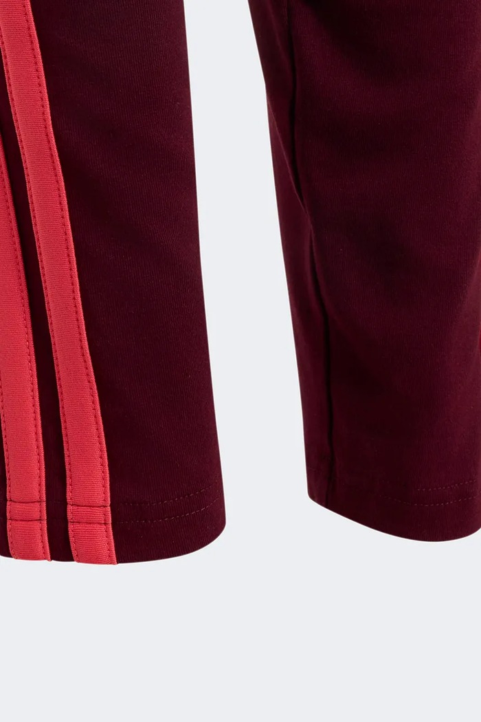 Legíny detské s bavlnou adidas burgundské KQ5345