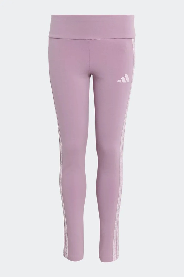 adidas Legíny dětské bavlněné s elastanem fialová KC7208