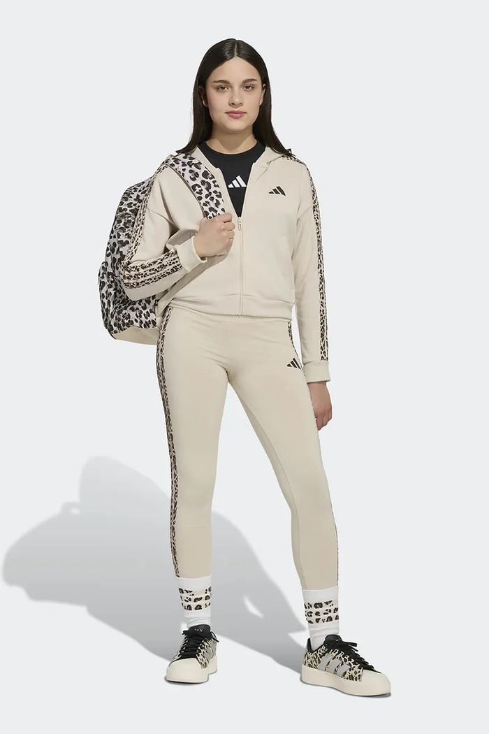 adidas κολάν παιδικά με βαμβάκι μπεζ KC7206