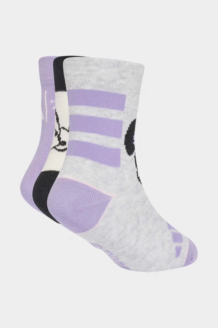 adidas Performance čarape za djecu DISNEY MINNIE MOUSE 3-pack KQ9851 ljubičasta AW26