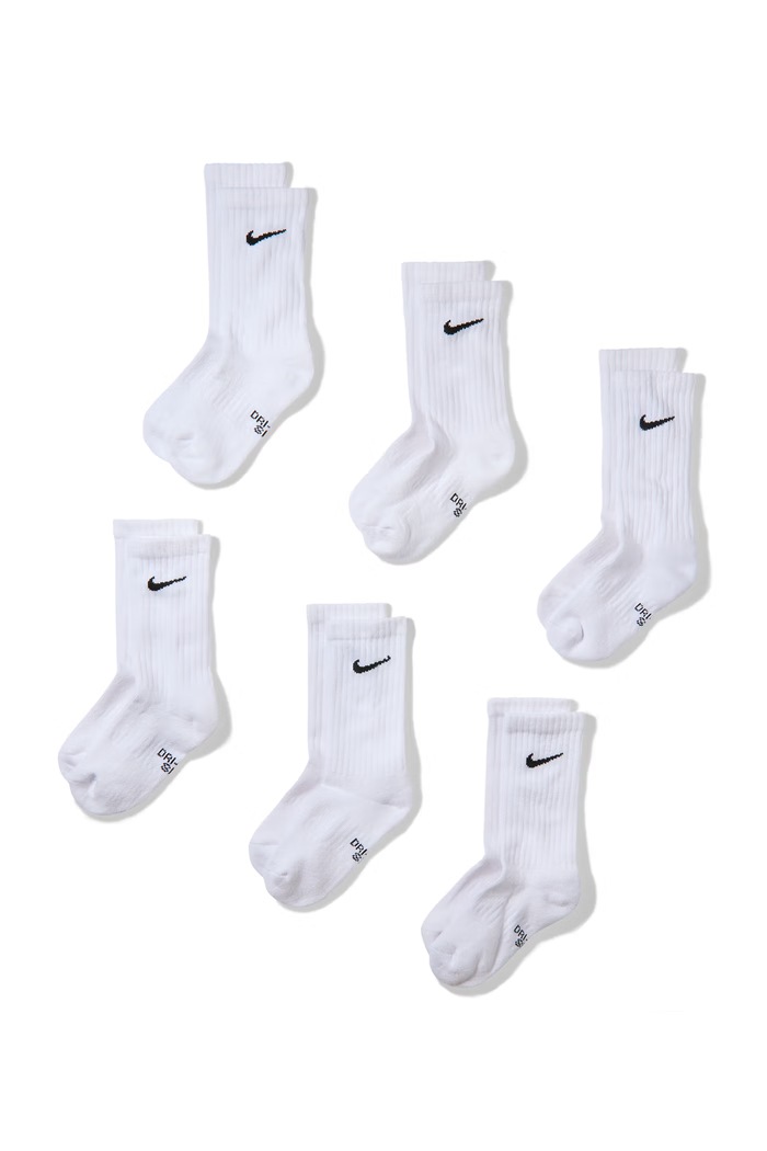 Nike Skarpety dziecięce 6-pack biały SX6910