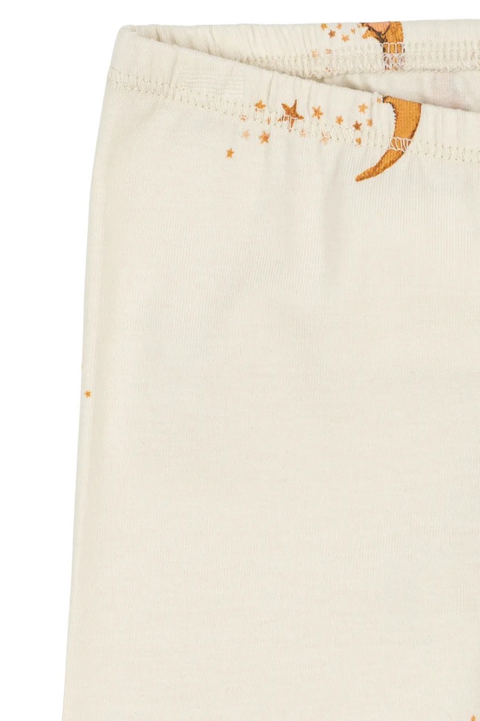 Chłopiec Konges Sløjd Legginsy dziecięce bawełniane z elastanem BASIC PANTS GOTS KS106383.9BY2 beżowy