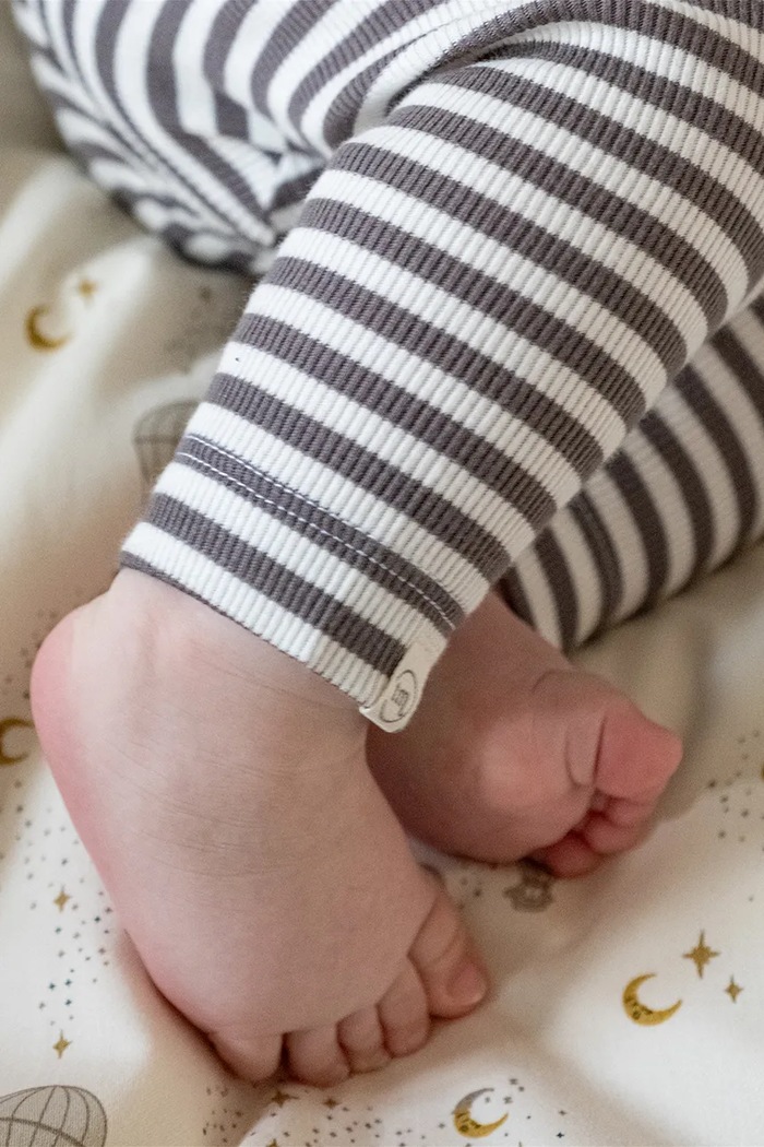 Legginsy niemowlęce bawełniane Jia leggings 2-pack That's mine 241639 biały
