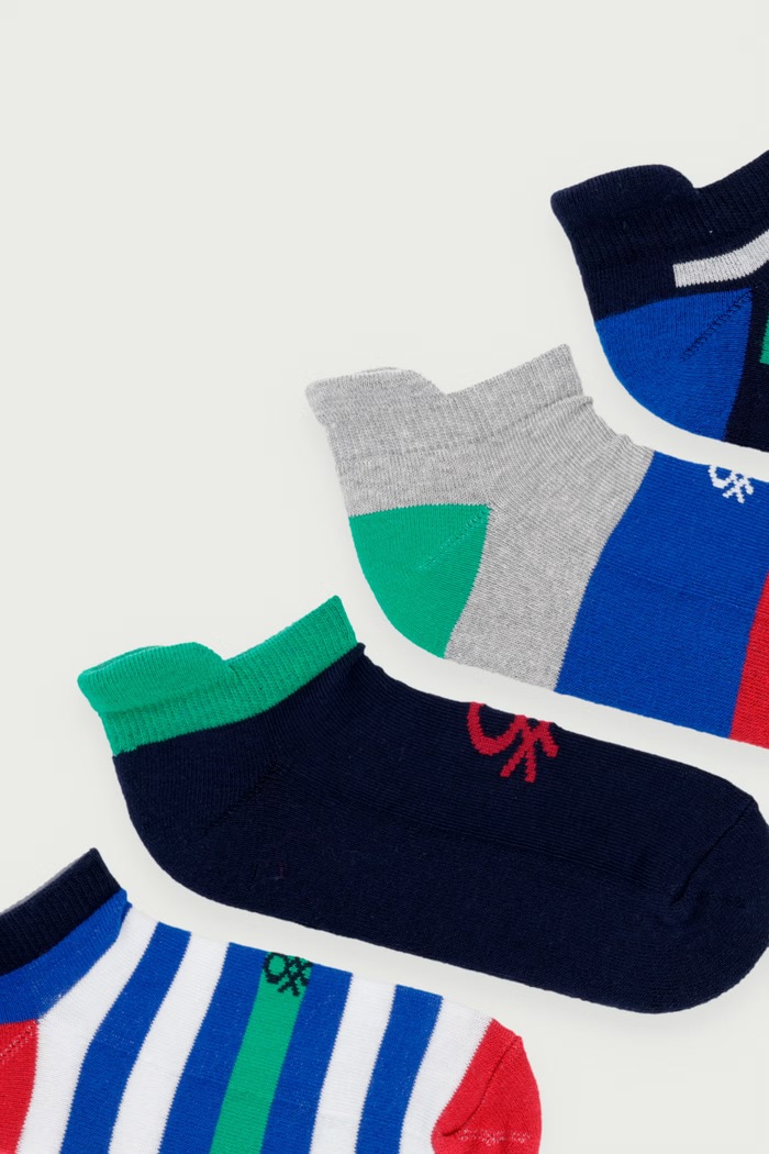 United Colors of Benetton Skarpety dziecięce 4-pack 6GB9R700R.G.Seasonal czerwony AW26
