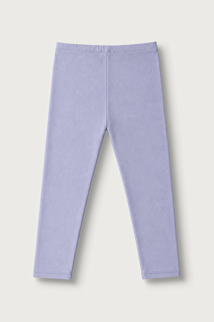 United Colors of Benetton Legginsy dziecięce bawełniane z elastanem 3MT1GF01L.P.Season.9BY2 fioletowy AW26