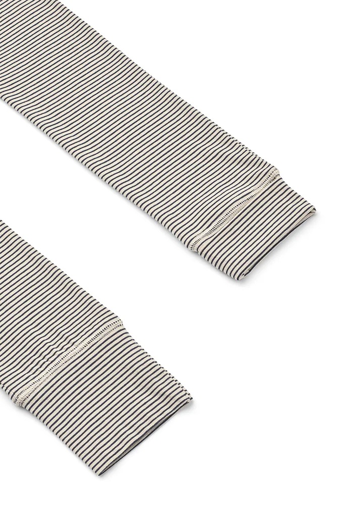 Chłopiec Liewood Legginsy niemowlęce bawełniane z elastanem Syon Grow Baby Leggings LW20780.9BY2 granatowy