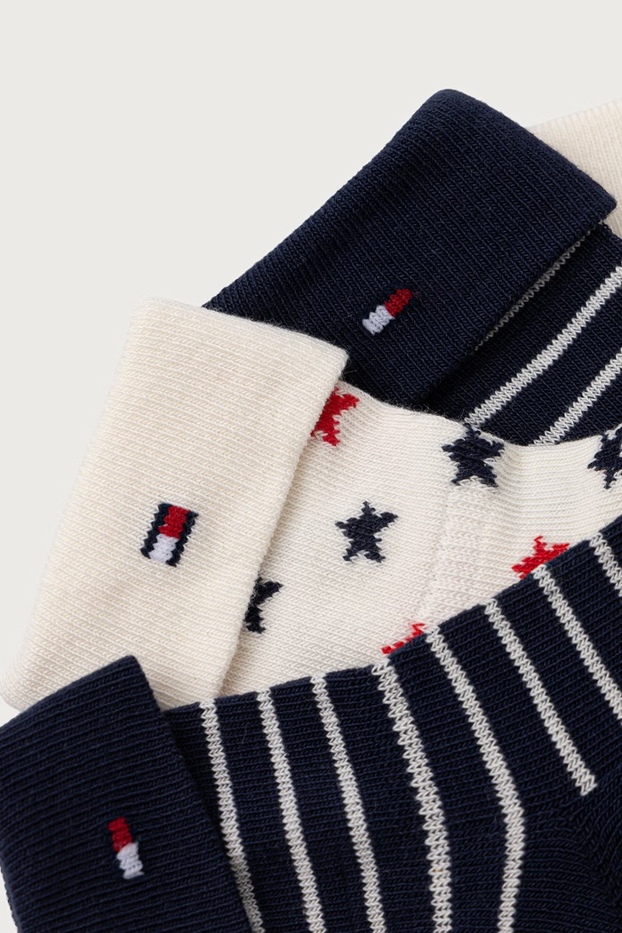 Tommy Hilfiger Skarpety dziecięce 4-pack 701244126 granatowy AW26
