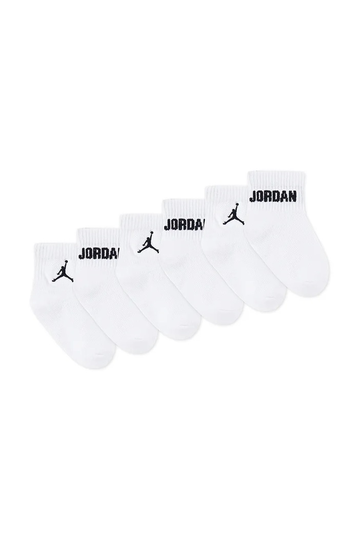 Jordan Nogavice otroške paket 3 kosov NJ0734 bela AW26