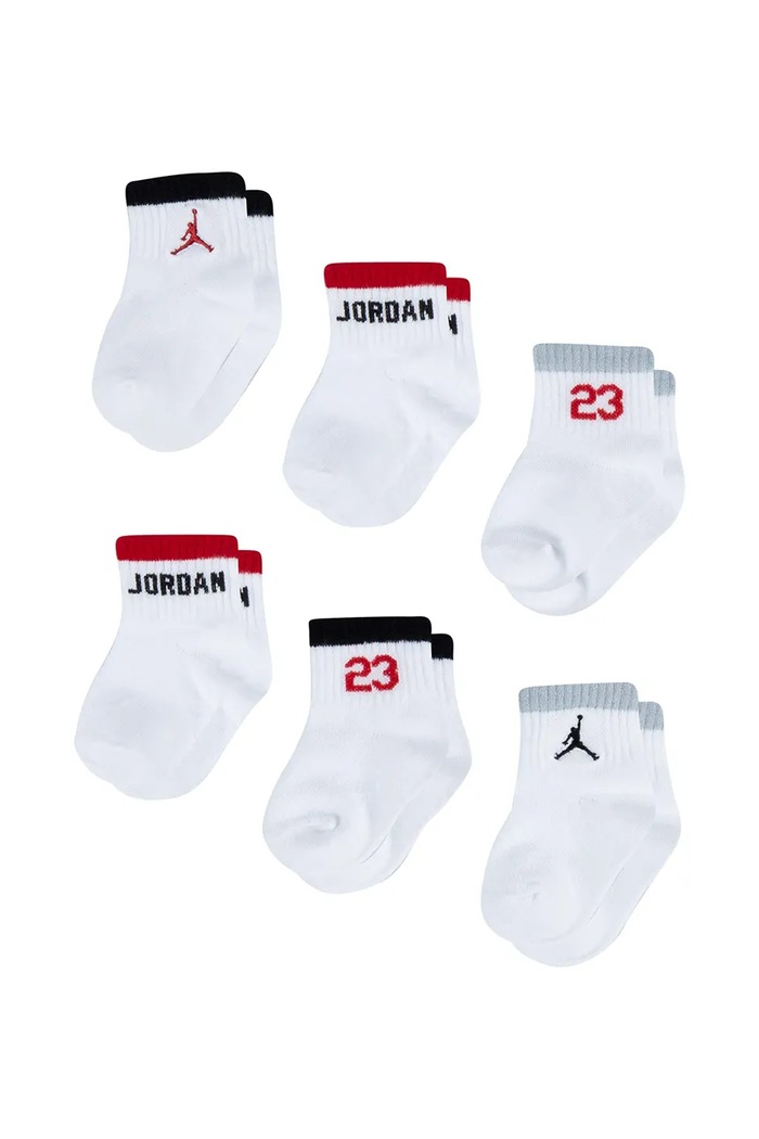 Jordan Чорапи за бебе 6 броя бял NJ0362