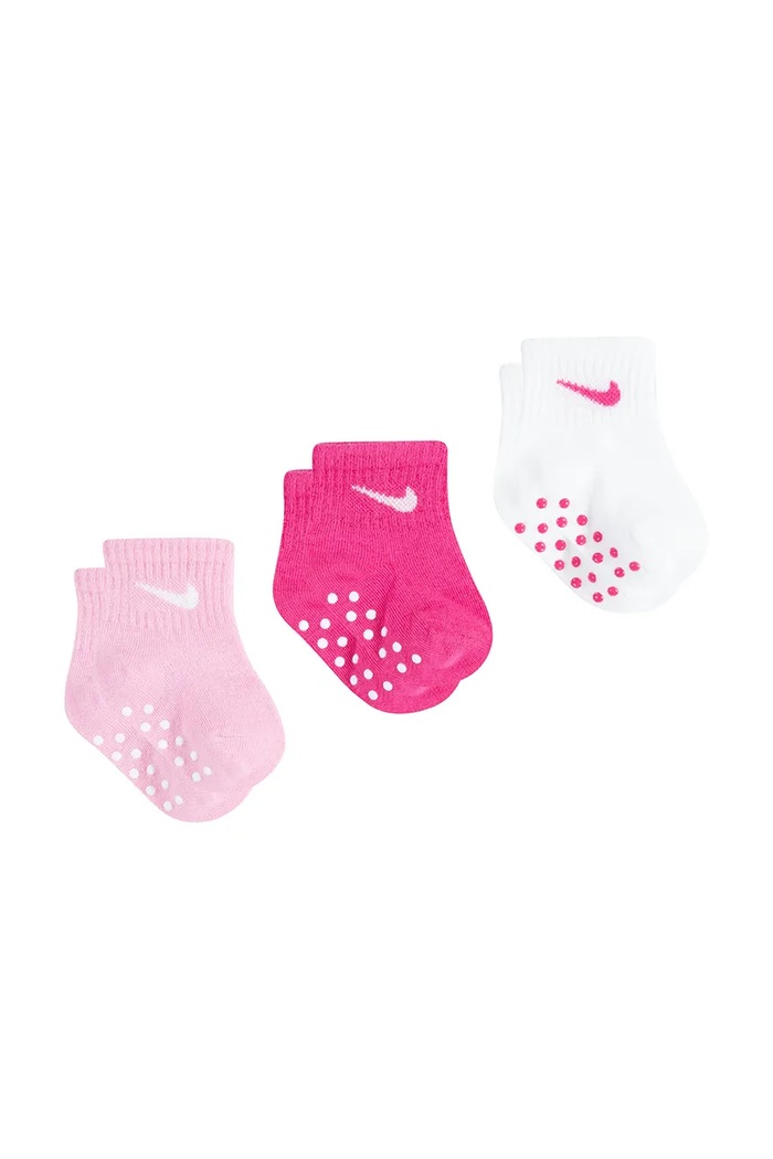 Nike Skarpety niemowlęce 3-pack różowy MN0053