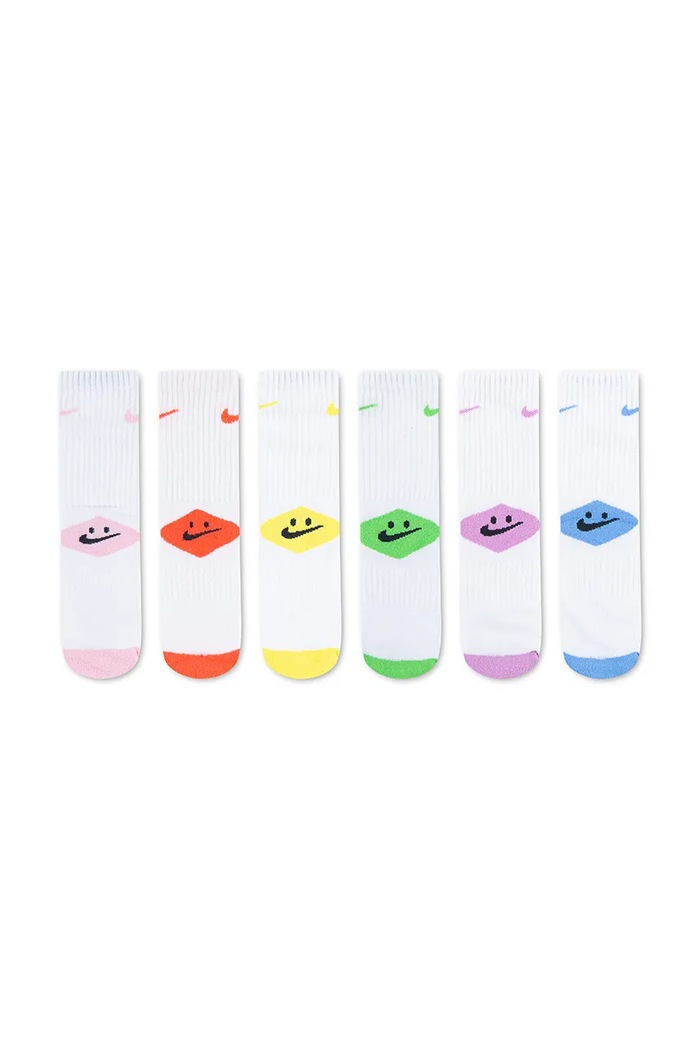 Nike Skarpety dziecięce 6-pack biały BN0996