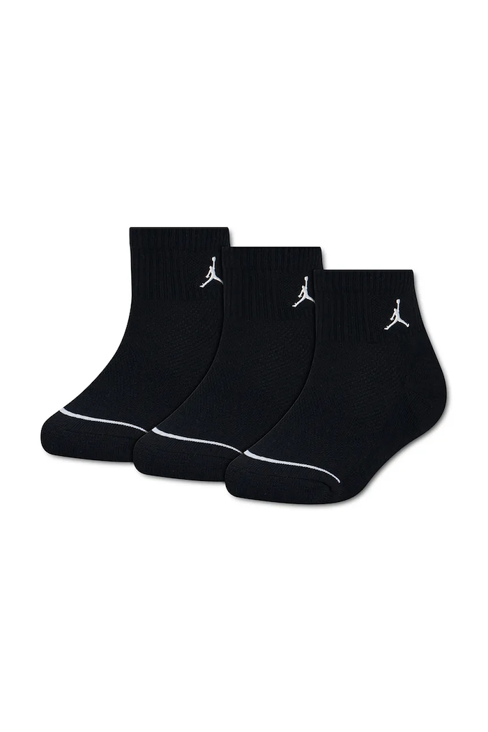 Jordan Športne nogavice otroške paket 3 kosov črna BJ0884