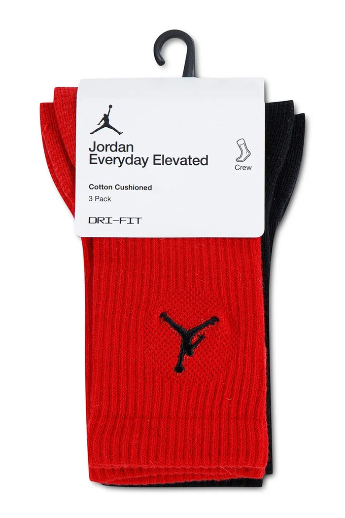 Αγορίστικα Jordan Κάλτσες Παιδικές 3-pack BJ0883 κόκκινο