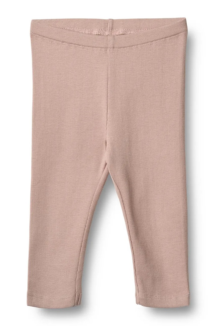 Chłopiec Wheat Legginsy niemowlęce bawełniane z elastanem 2-pack 4859.006.GOTS beżowy