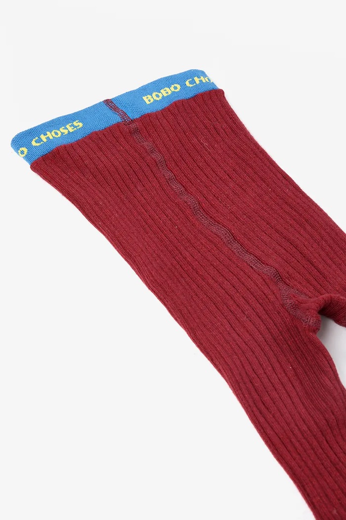 Bobo Choses Rajstopy dziecięce 226AI016 czerwony AW26