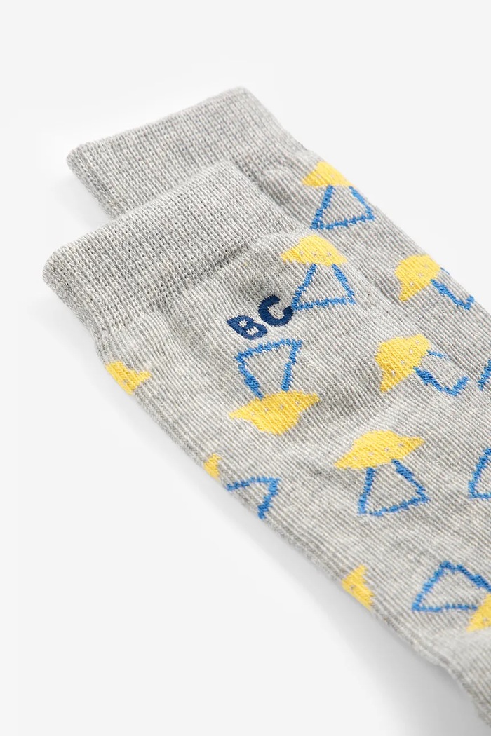 Bobo Choses čarape za bebe Pixel Abduction 226AH023 siva AW26