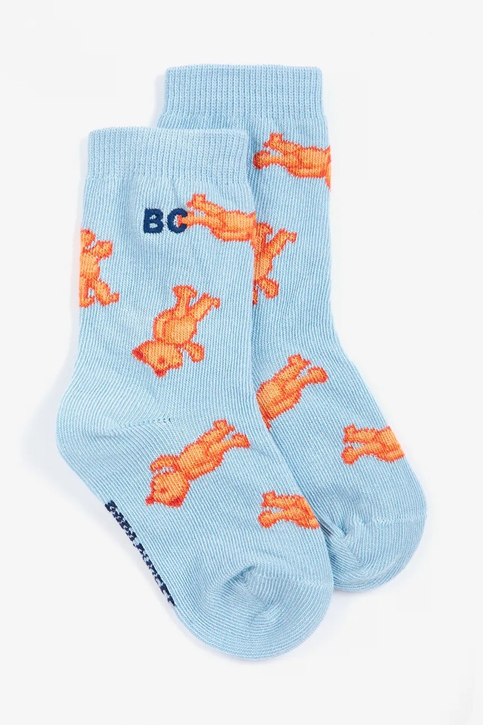 Bobo Choses κάλτσες βρεφικές Softpaw Monster μπλε 226AH015