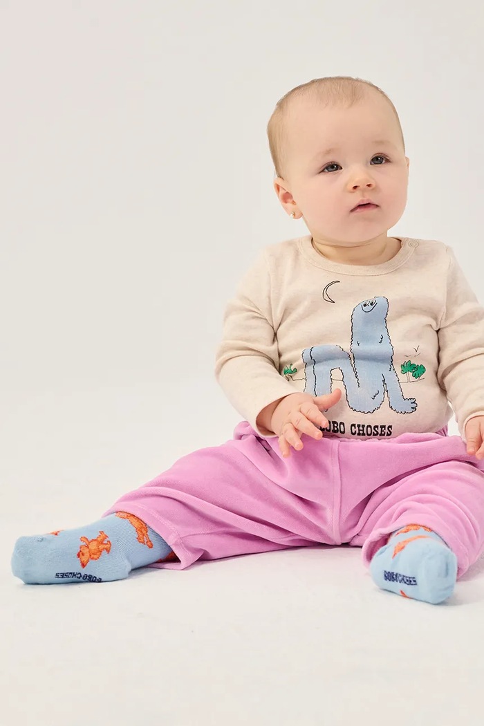 Bobo Choses κάλτσες βρεφικές Softpaw Monster μπλε 226AH015