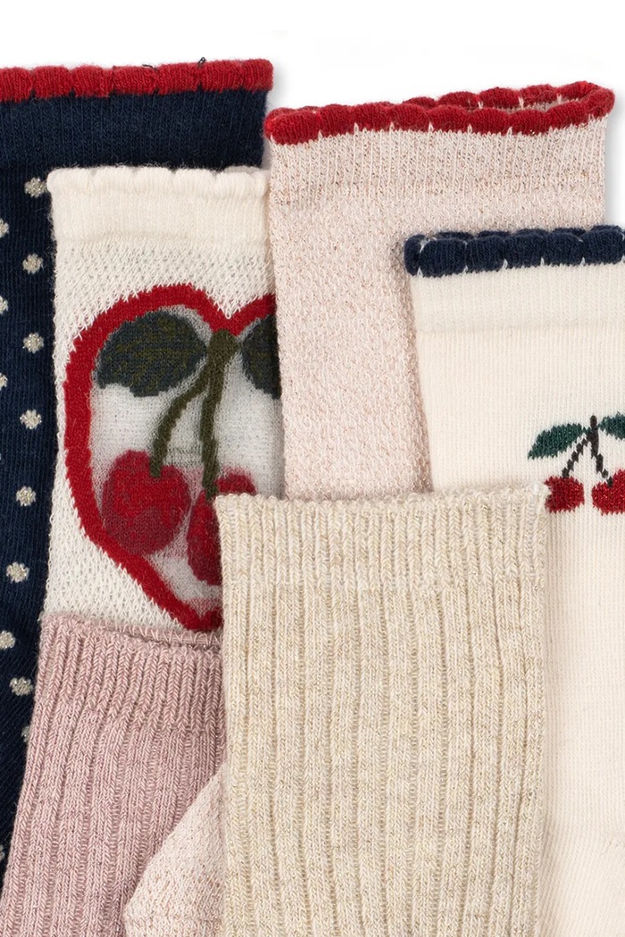 Konges Sløjd Skarpety dziecięce 6 PACK SOCKS 6-pack KS105870.9BY2 multicolor AW26