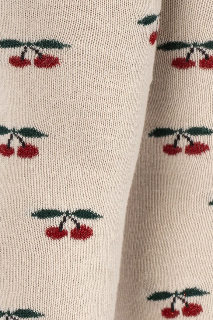 Deklice Konges Sløjd Hlačne nogavice otroške 2 PACK CHERRY DOT TIGHTS KS105831.9BY2 bež