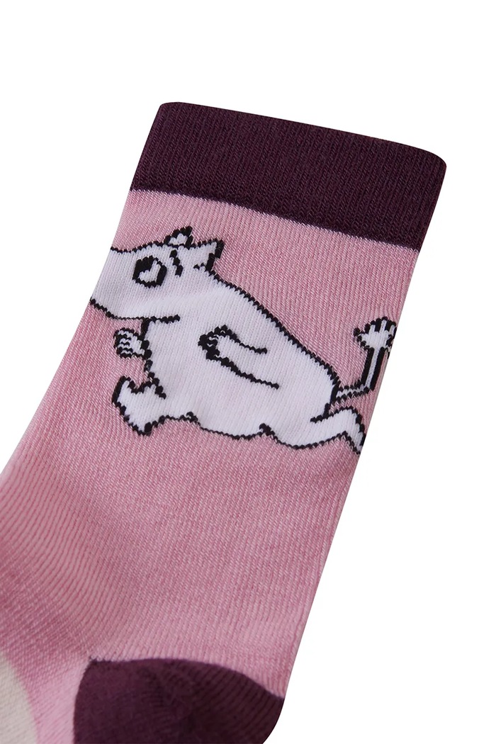 Reima skarpety dziecięce Moomin Randig 5300335A.9BY2 różowy AW26