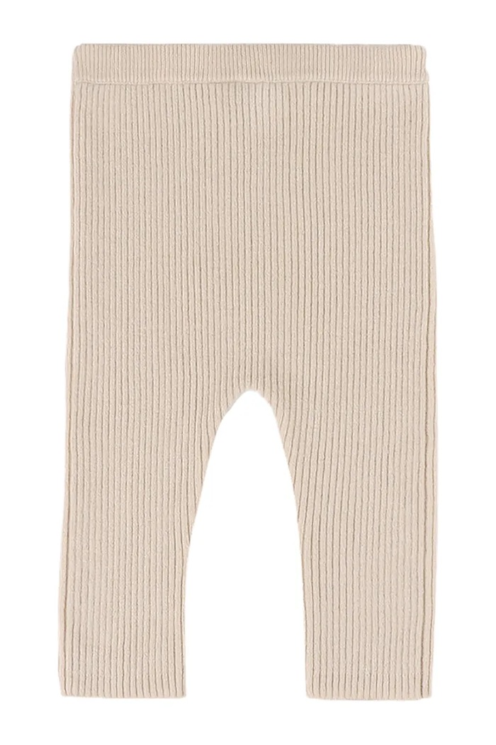 Donsje Legginsy niemowlęce z wełny merino Mesi Merino Wool Trousers beżowy 3053400