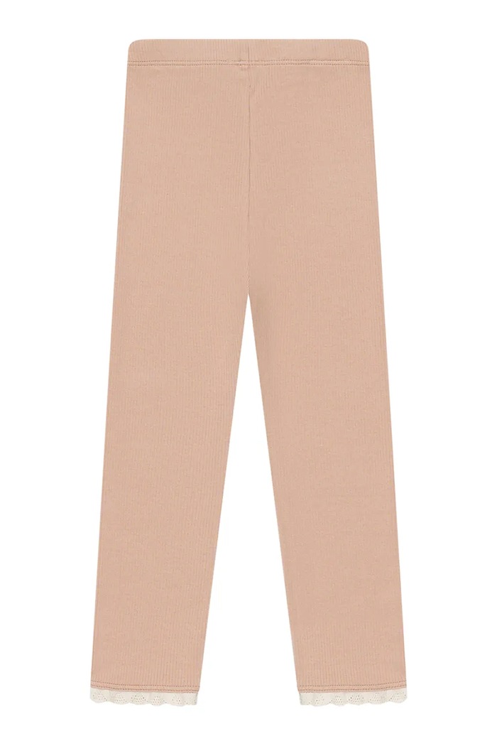 Băieți Donsje colanți pentru copii din bumbac cu elastan Affy Leggings 4079300 bej