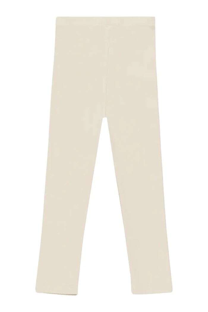 Donsje colanți pentru copii din bumbac cu elastan Ellie Leggings 4079700 bej AW26