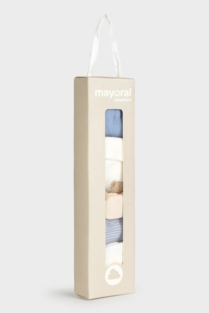 Момче Mayoral Newborn чорапи за бебе 4 броя 9112.2F.Newborn.9BY2 син